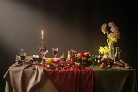 Sfondo Natura Morta da Tavolo 4K · food · 3840×2560