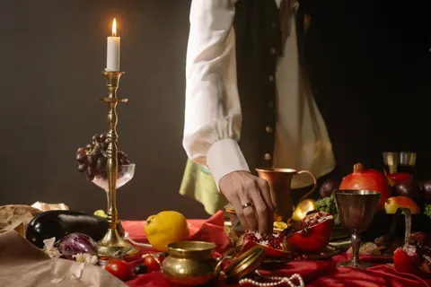 Table Still Life 4K Wallpaper · food · 3840×2560