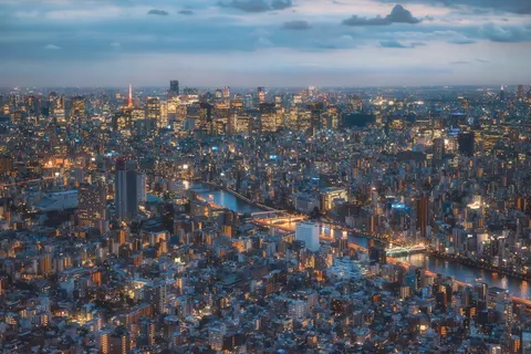 City Aerial 4K Wallpaper · city · 3840×2563