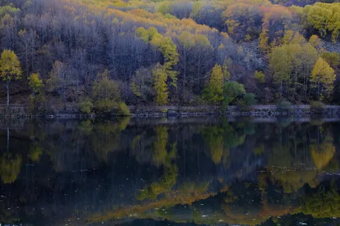 Sonbahar Gölü 4K Duvar Kağıdı · autumn · 3840×2560