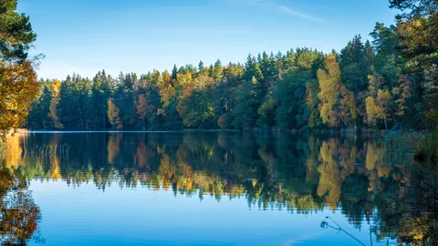 秋の湖 4K壁紙 · autumn · 3840×2160