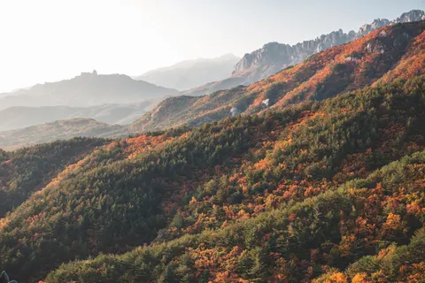 शरद ऋतु के पहाड़ 4K वॉलपेपर · autumn · 3840×2560