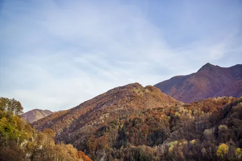 خلفية جبال خريفية بدقة 4K · autumn · 3840×2561