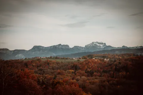 Hình nền Núi Non Mùa Thu 4K · autumn · 3840×2561