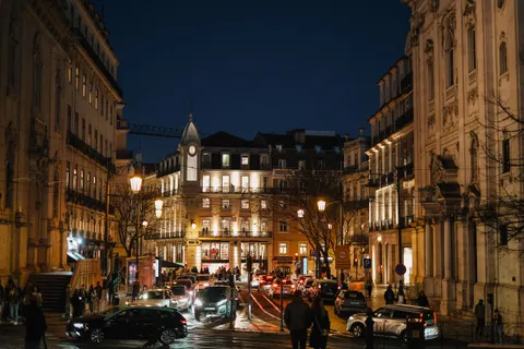 Old Town Street 4K Wallpaper · architecture · 3840×2560