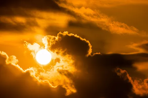 Обои Золотой закат 4K · sunset · 3840×2560