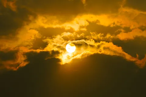 Fondo de pantalla Atardecer dorado 4K · sunset · 3840×2560