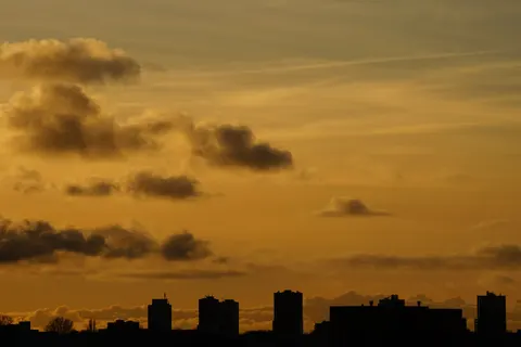 والپیپر غروب طلایی با کیفیت 4K · sunset · 3840×2560