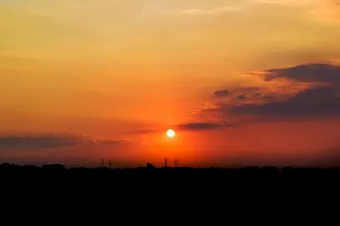 Fondo de pantalla Atardecer dorado 4K · sunset · 3840×2560