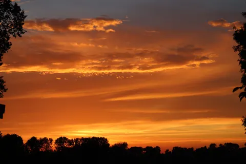 黄金の夕焼け 4K壁紙 · sunset · 3840×2560
