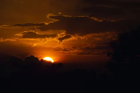 黄金の夕焼け 4K壁紙 · sunset · 3840×2560