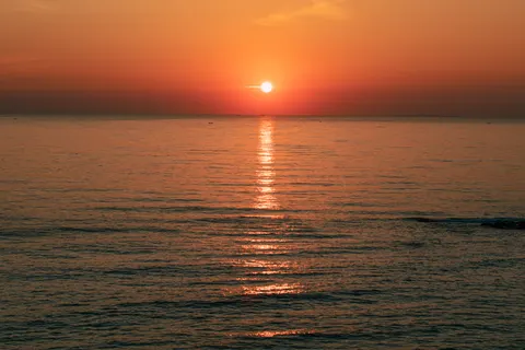 夕焼けの地平線 4K壁紙 · sunset · 3840×2560