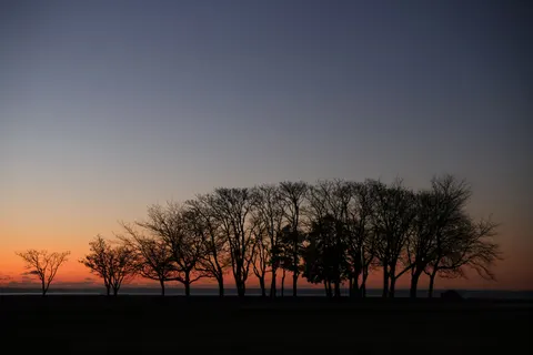 Fondo de pantalla Silueta al atardecer 4K · sunset · 3840×2561