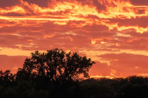 والپیپر سایه‌نمای غروب با کیفیت 4K · sunset · 3840×2560