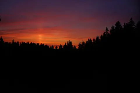 Silhouette bei Sonnenuntergang 4K Hintergrundbild · sunset · 3840×2561