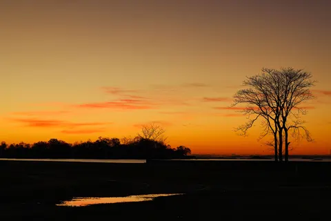 Fondo de pantalla Silueta al atardecer 4K · sunset · 3840×2561