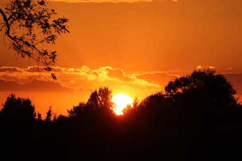 夕暮れのシルエット 4K壁紙 · sunset · 3840×2560