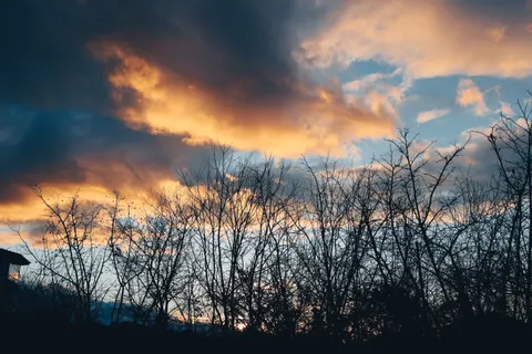 夕暮れのシルエット 4K壁紙 · sunset · 3840×2560