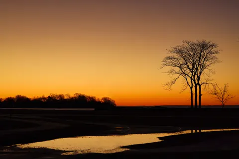 Tapeta Sylwetka o Zachodzie Słońca 4K · sunset · 3840×2561