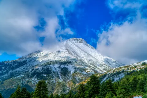 雪山之巅 4K壁纸 · mountains · 3840×2560