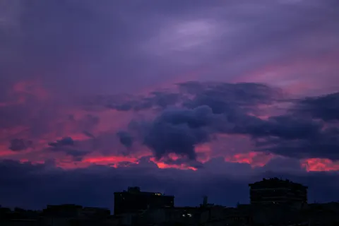 والپیپر غروب صورتی با کیفیت 4K · sunset · 3840×2560