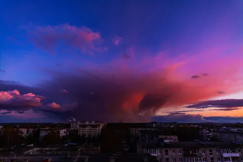Fondo de pantalla Atardecer rosa 4K · sunset · 3840×2560