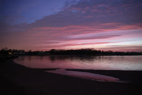 Fondo de pantalla Atardecer rosa 4K · sunset · 3840×2561