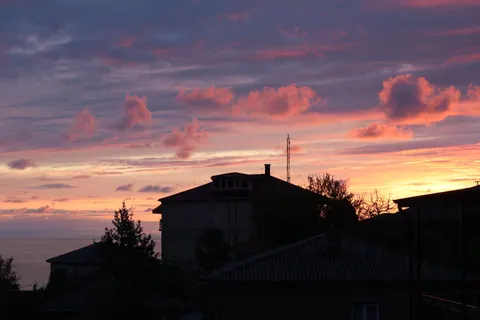 गुलाबी सूर्यास्त 4K वॉलपेपर · sunset · 3840×2560