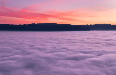 Fondo de pantalla Atardecer rosa 4K · sunset · 3840×2490
