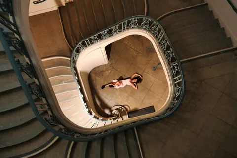 Spiral Merdiven 4K Duvar Kağıdı · architecture · 3840×2560