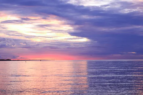 والپیپر غروب صورتی با کیفیت 4K · sunset · 3840×2561