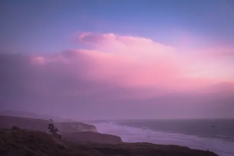 والپیپر غروب صورتی با کیفیت 4K · sunset · 3840×2560