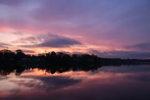 ピンクの夕焼け 4K壁紙 · sunset · 3840×2561