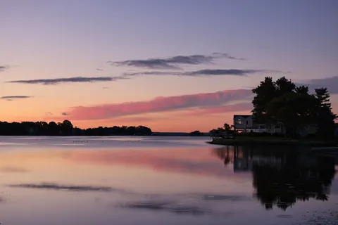 والپیپر غروب صورتی با کیفیت 4K · sunset · 3840×2561