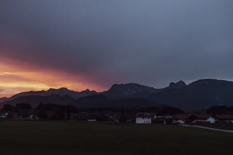 Tapeta Góry o Zachodzie Słońca 4K · sunset · 3840×2560