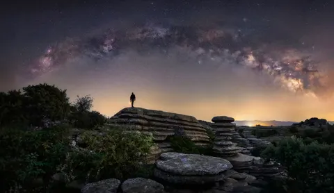 Milky Way Galaxy 4K Wallpaper · space · 3840×2227