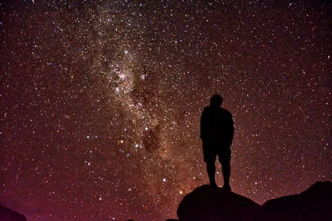 Galaxy Night Sky 4K Wallpaper · space · 3840×2560