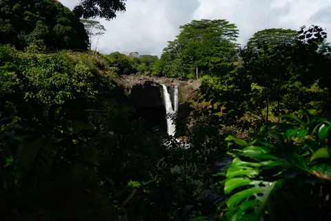 정글 폭포 4K 배경화면 · waterfall · 3840×2561