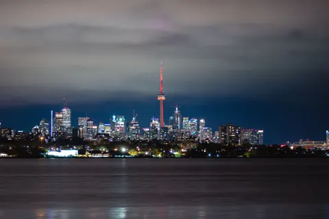 City Skyline at Night 4K Wallpaper · city · 3840×2560