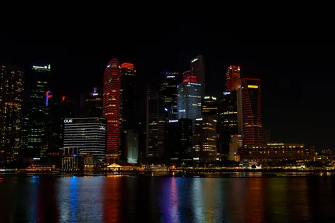City Skyline at Night 4K Wallpaper · city · 3840×2560