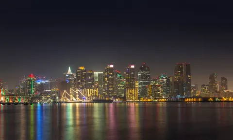 City Skyline at Night 4K Wallpaper · city · 3840×2320