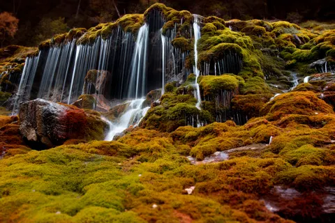 Hình nền Thác Nước Rừng 4K · waterfall · 3840×2560