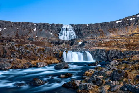 Iceland Falls 4K Wallpaper · waterfall · 3840×2561