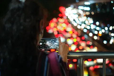 Fondo de pantalla Luces bokeh 4K · abstract · 3840×2560