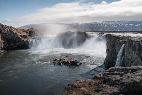 Sfondo Cascate d'Islanda 4K · waterfall · 3840×2560