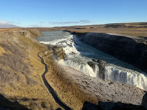 Iceland Falls 4K Wallpaper · waterfall · 3840×2880