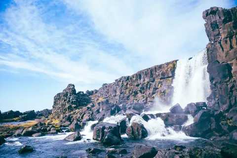 والپیپر آبشارهای ایسلند با کیفیت 4K · waterfall · 3840×2560