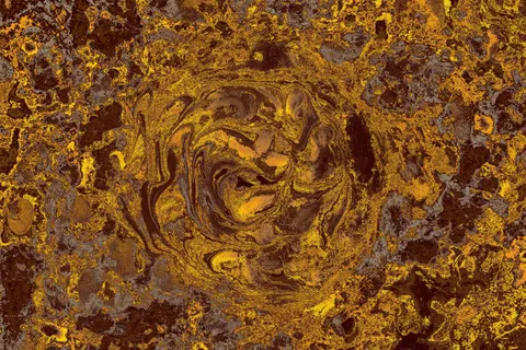 Fond d'écran Feuille d'or 4K · textures · 3840×2560