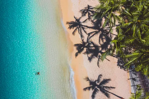 Tapeta Tropikalna Plaża 4K · ocean · 3840×2558