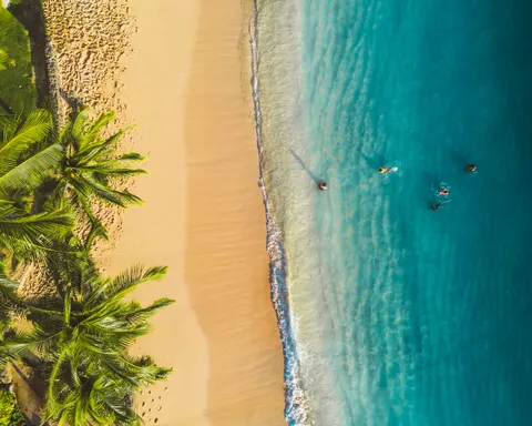 Tropischer Strand 4K Hintergrundbild · ocean · 3840×3072